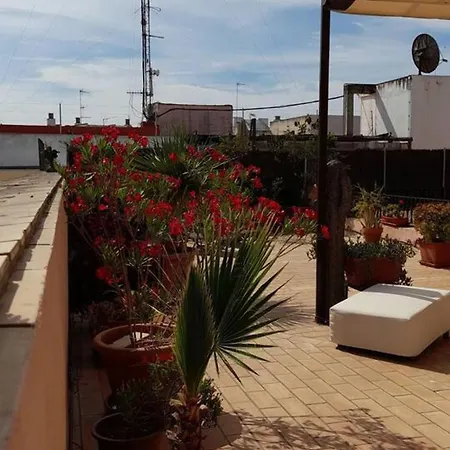 Charming In 65 M² Terrace شقة جيريز